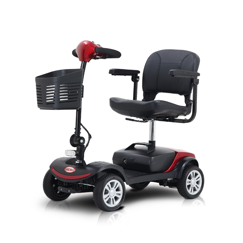 S1 Sport Easy Travel 4 Wheel Ultra Light Foldble Electric Mobility Scooter vanhoille ihmisille